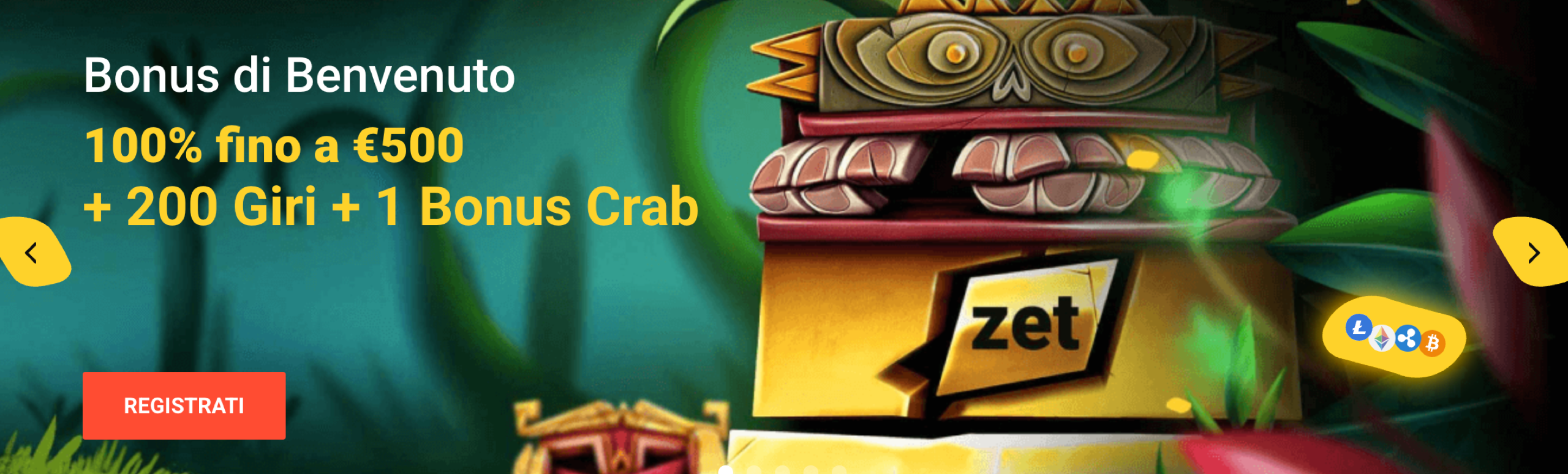 Bonus ZetCasino Casino Italia